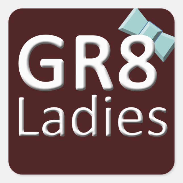 November-Logo von Gr8Ladys International Stickers (Vorderseite)