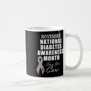 November Nationale Kampagne zum Diabetesbewusstsei Kaffeetasse