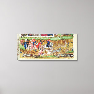 November; Rotwildjagd Leinwanddruck