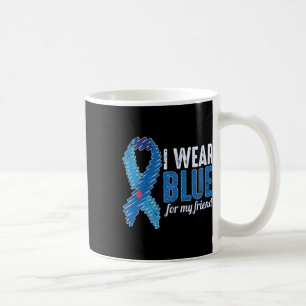 November T1d Awareness Ribbon Blue For Friends Dia Kaffeetasse
