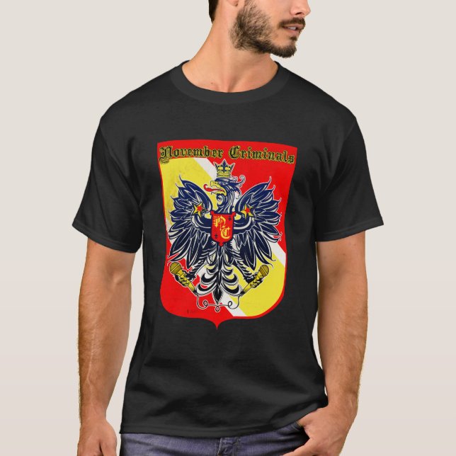 November-Verbrecher-Wappen-Shirt T-Shirt (Vorderseite)