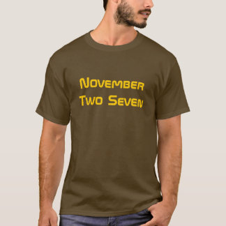 November zwei sieben T-Shirt