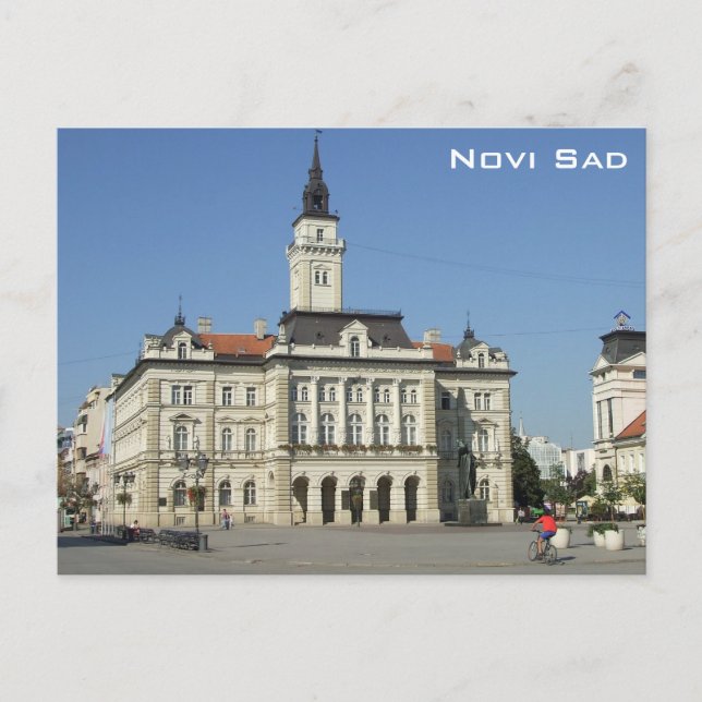 Novi Sad Postkarte (Vorderseite)