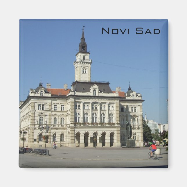 Novi Sad - Rathaus Magnet (Vorne)
