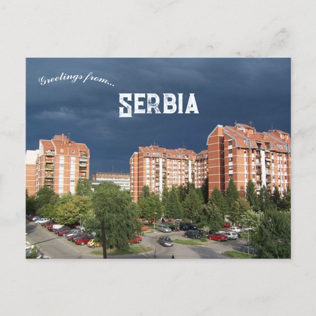 Novi Sad Serbien Postkarte (Vorderseite)