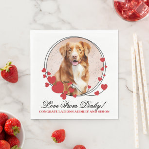 Novia Scotia Duck Tolling Retriever Wedding Napkin Serviette