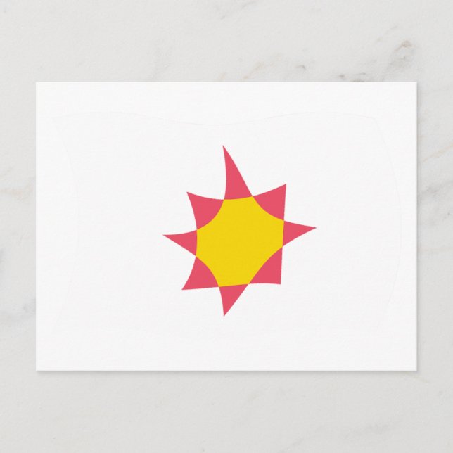 Novial Flag Postkarte (Vorderseite)
