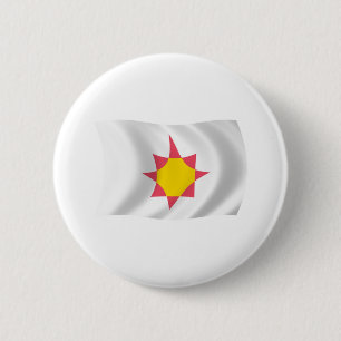 Novial-Flagge-Knopf Button