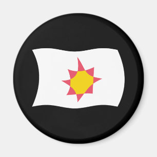 Novial-Flagge-Magnet Magnet