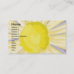 NOVINO - Sonnenblume-Herz Visitenkarte