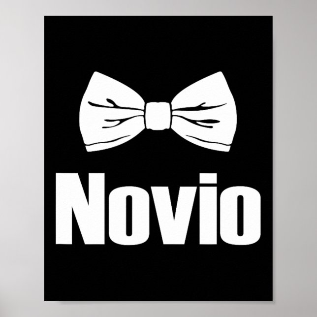 Novio moderner Bräutigam Poster (Vorne)
