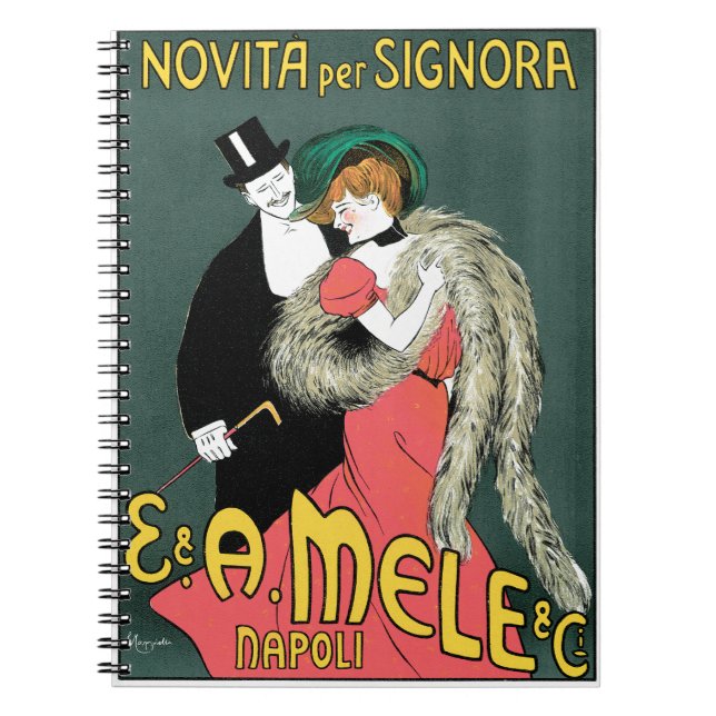 Novita Per Signora ~ E.A. Mele co. Notizblock (Vorderseite)