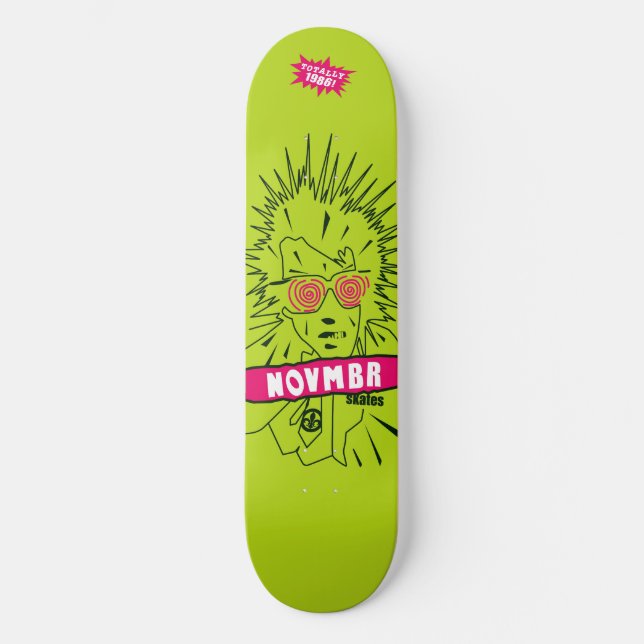 NOVMBR Sicko stick 8.5 Skateboard (Vorderseite)