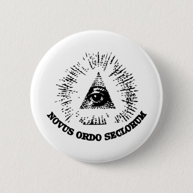 Novus Ordo Seclorum Knopf Button (Vorderseite)