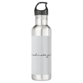 Now Go and Make Your Legend Inspirational Motivati Edelstahlflasche