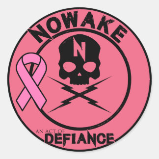 NOWAKE "An Act of Defiance" BCA-Aufkleber Runder Aufkleber