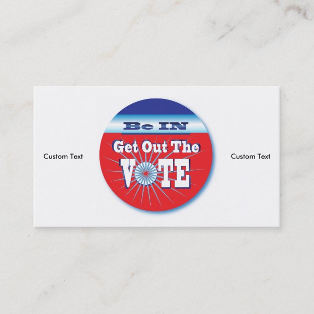 NowPower • VOTE ! Carte de visite (Devant)