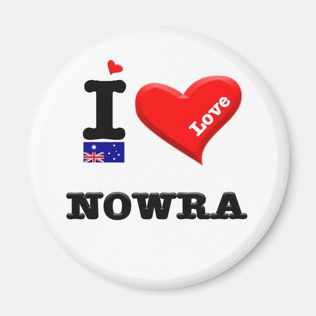 NOWRA - I-Liebe Magnet (Vorne)