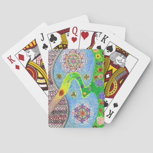 Nowruz Frühling und Leben-Erneuerungs-Spielkarten Spielkarten (Rückseite)