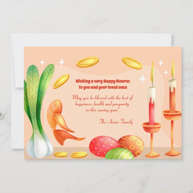 Nowruz Greeting Card (Vorderseite)