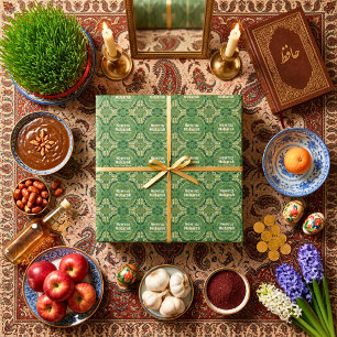 Nowruz iranisches Neujahrsfest Party Veranstaltung Geschenkpapier