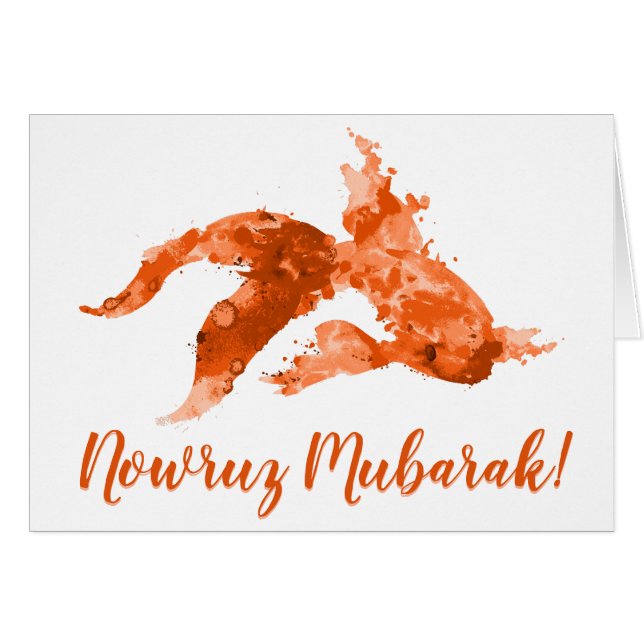 nowruz moubarak aquarelle (Devant horizontal)