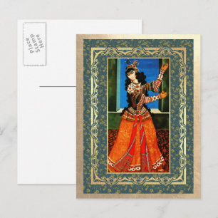 Nowruz Moubarak. Carte postale du Nouvel An perse