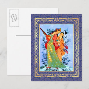 Nowruz Moubarak. Carte postale du Nouvel An perse