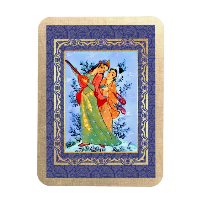 Nowruz Mubarak. Persische Gift-Magnete für Neujahr Magnet (Vertikal)