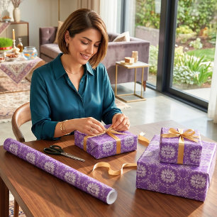 Nowruz persisches Neujahrs-Abendessen Party-Gesche Geschenkpapier