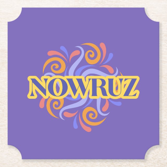 Nowruz Untersetzer (Vorderseite)