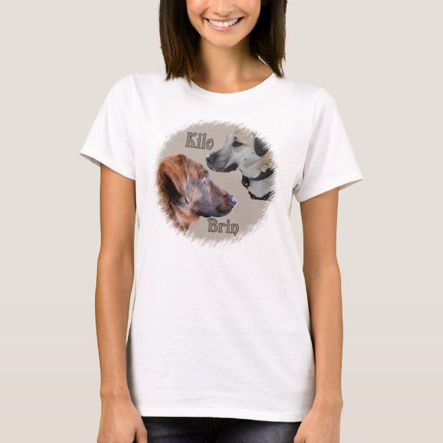 Nowzad Rettung verfolgt Kilo u. Brin T - Shirt (Vorderseite)