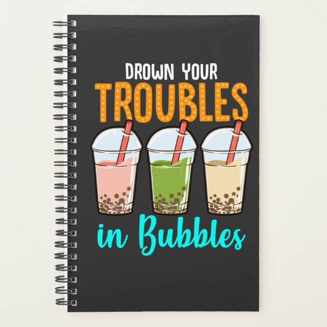 Noyer vos ennuis dans Bubbles| Boba Tea Lovers (Devant)