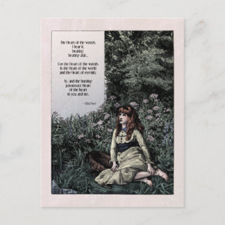 Noyes "Herz des Waldes" Viktorianische Postkarte