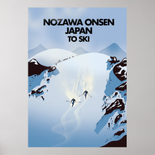 Nozawa Onsen Japon impression ski.