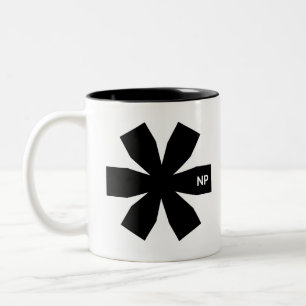 NP Asterisk 11 oz Zwei-Tonen-Tasse Zweifarbige Tasse