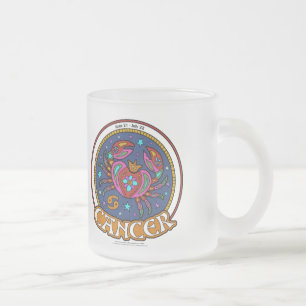 NP Cancer 10oz Mattiert Glass Tasse