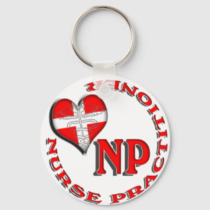 NP-KREISlogo-KRANKENSCHWESTER-PRAKTIKER Schlüsselanhänger