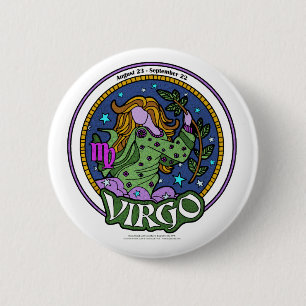 NP Virgo Standard, 2¼ Zoll Round Button