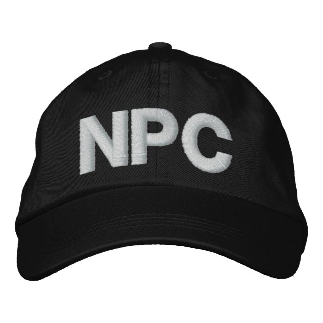 NPC BESTICKTE KAPPE (Vorderseite)