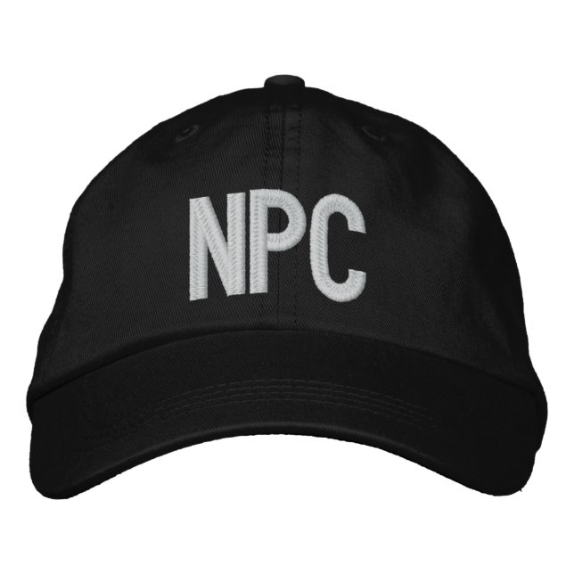 NPC BESTICKTE KAPPE (Vorderseite)