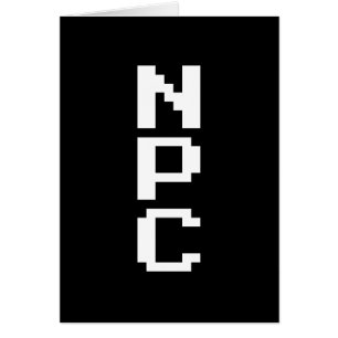 NPC - Carte de caractère non jouable