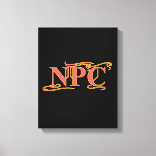 NPC darf nicht das Rad verstümmeln oder das Funny Leinwanddruck