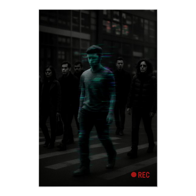 NPC-Jagd - Glitch-Ziel erfasst Poster (Vorderseite)