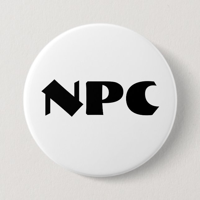 NPC Knopf Button (Vorderseite)
