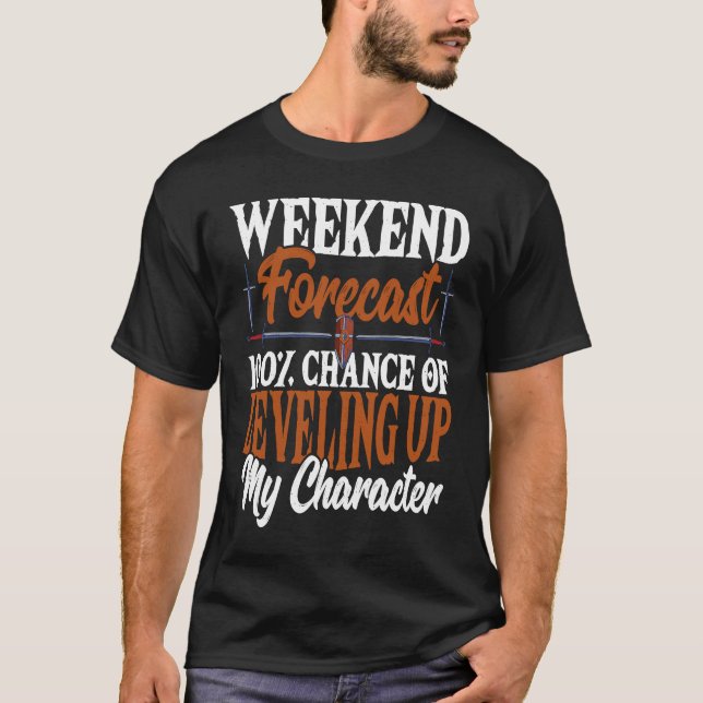NPC Leveling Up Larp T-Shirt (Vorderseite)