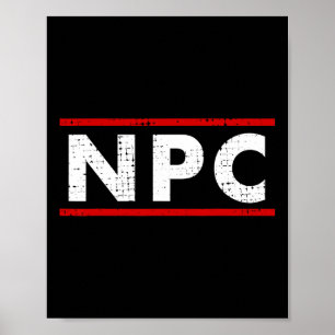 Npc Meme - Nicht-Spieler-Charakter 1  Poster