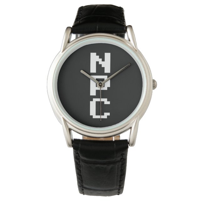 NPC - Nicht abspielbares Zeichen Armbanduhr (Vorderseite)