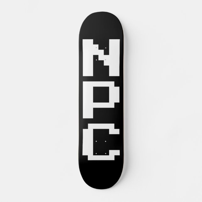 NPC - Nicht abspielbares Zeichen Skateboard (Vorderseite)