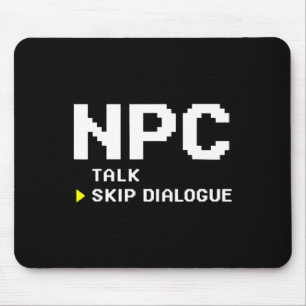 Npc Nicht-Spieler-Charakter Dialog überspringen Ga Mousepad